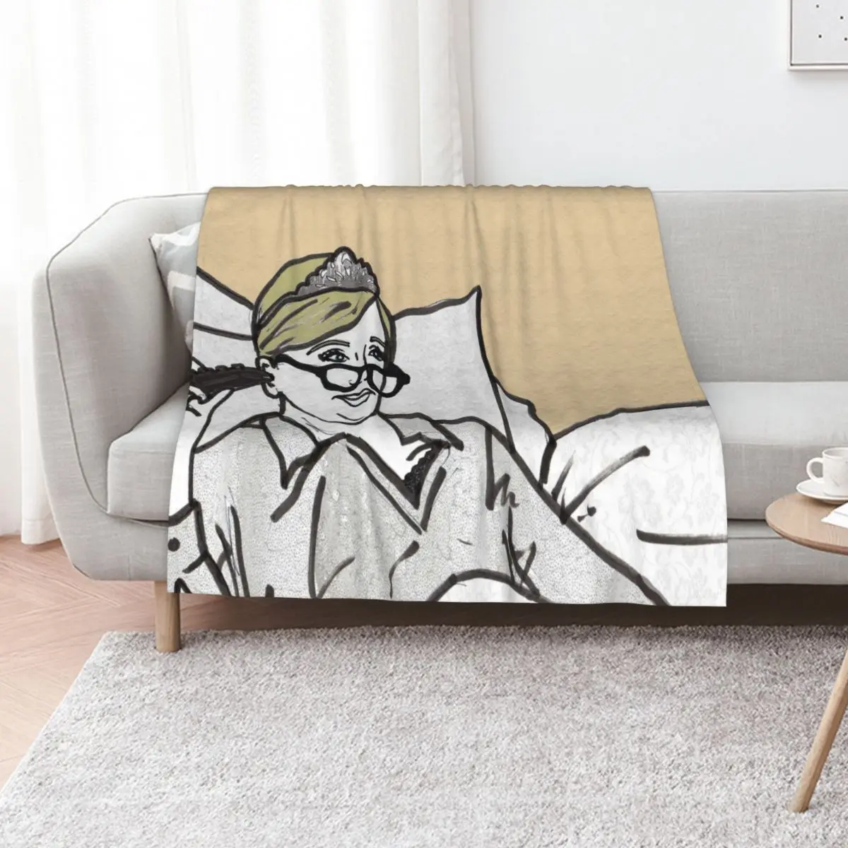 Lady Morgan Throw Blanket Cute Luxury Thicken Luxury St bed plaid Camping Retros Blankets