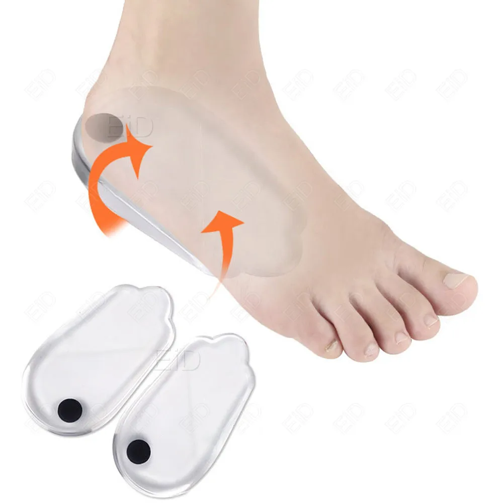 1 Pair Magnets Silicon Orthopedic Insoles Foot Care Tool For Men Women Health Care O/X Type Legs Knee Varus Correction Heel Pads image 3