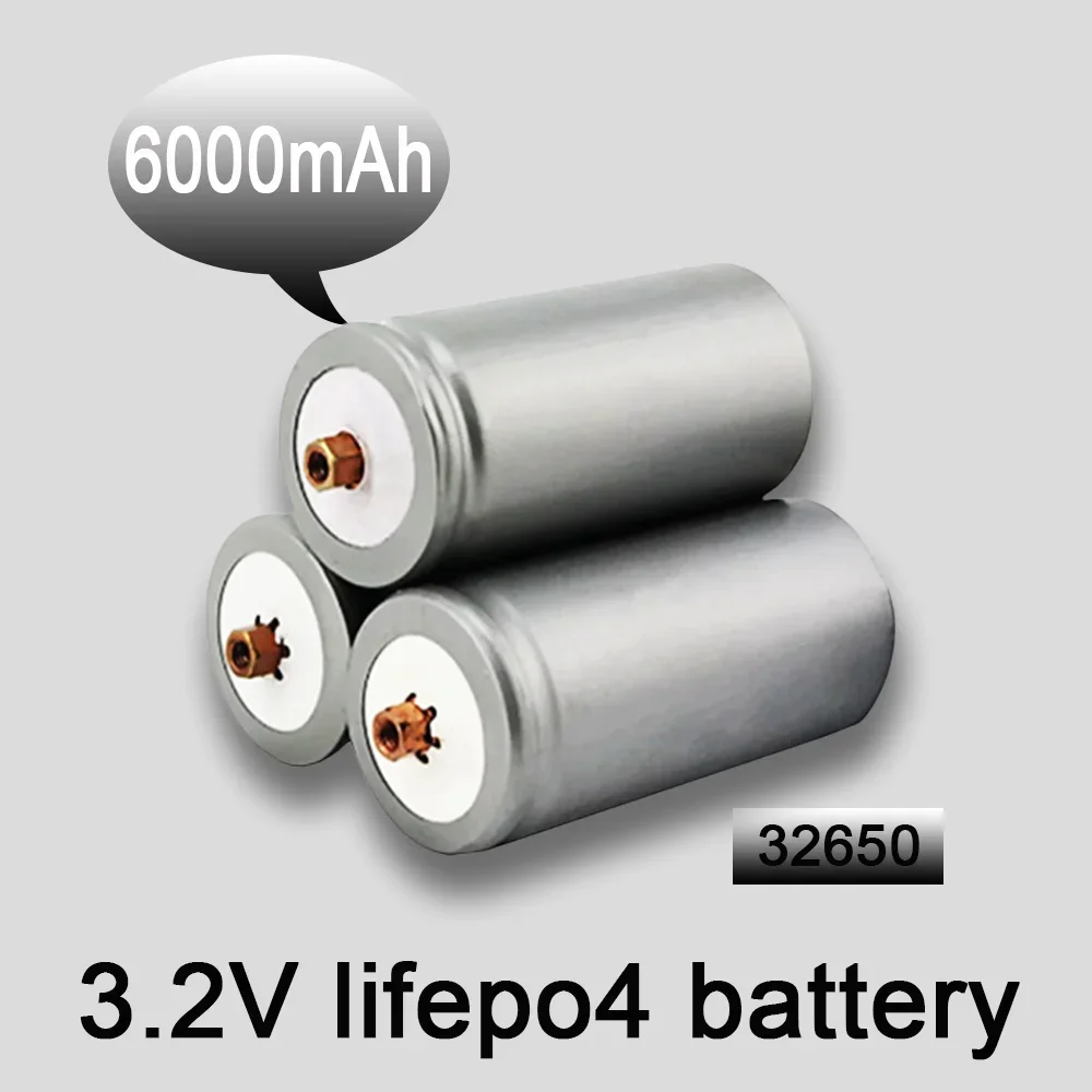 

lifepo4 32650 3.2V 6000mAh Rechargeable Battery Professional Lithium Iron Phosphate Power Battery with screw 100% Original