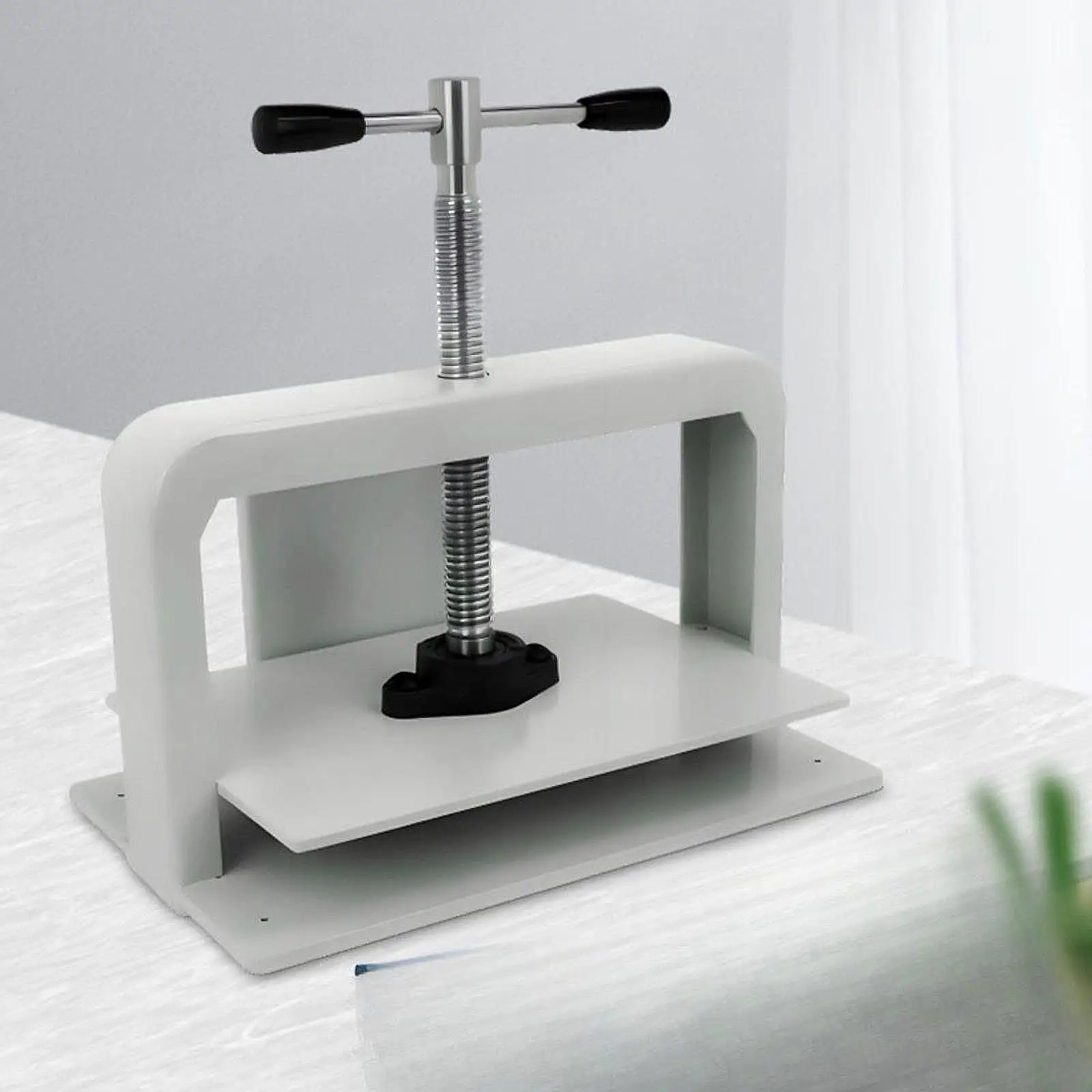 Flat Paper Press Machine Press Bookbinding Portable Office Notes Invoices Bookbinder for Book Archives Ledger Leveling Stamps