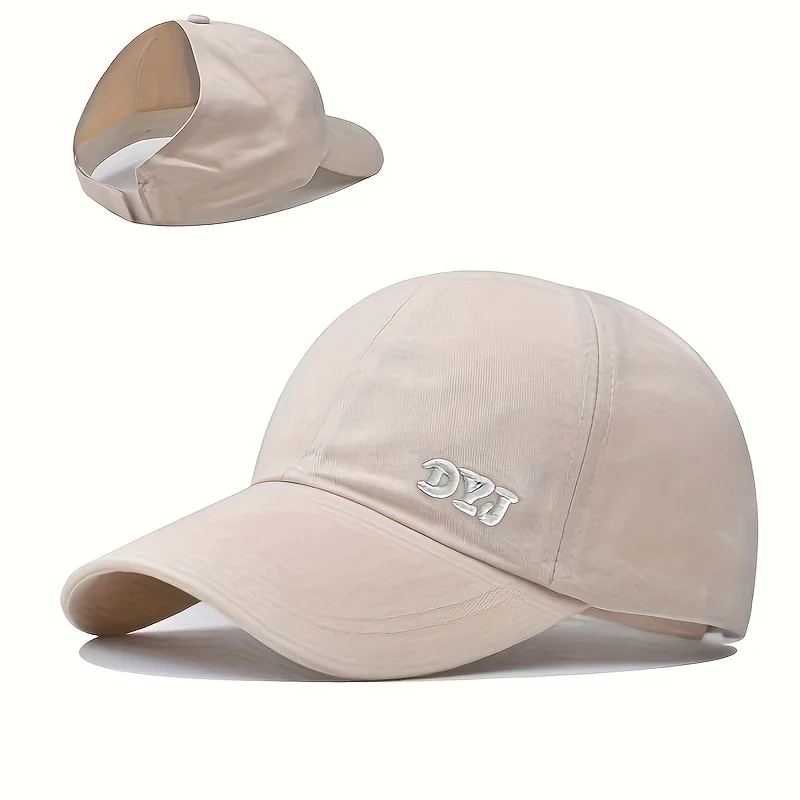 1 Stück verstellbare Baseballkappe für Damen – atmungsaktiv, Sonnenhut für hohe Pferdeschwänze, bequemer modischer Sonnenhut, geeignet für Outdoor-Sportarten – Detail 3