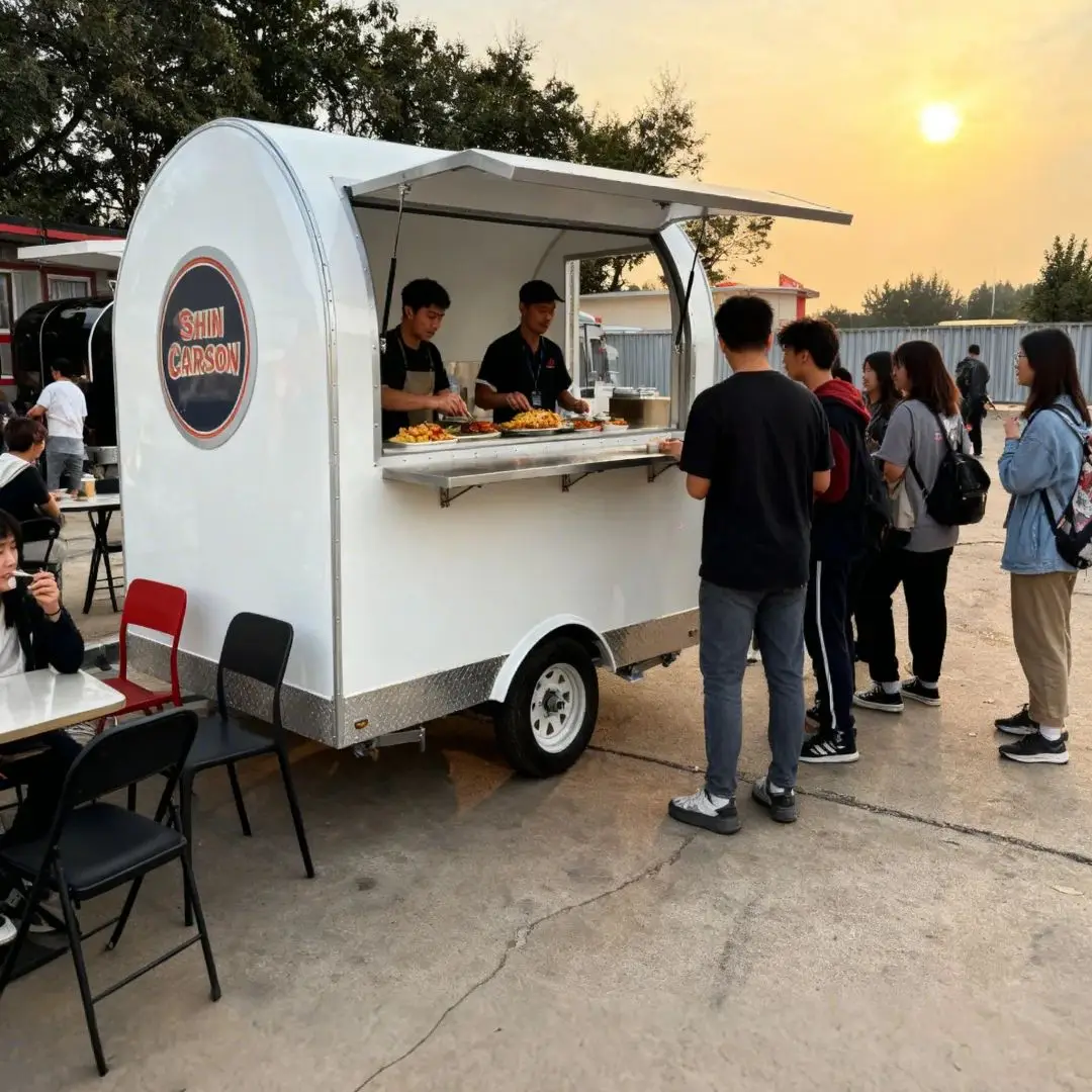 

High-Quality Customizable Mobile Food Truck with Full Kitchen for Driving Food Truck Business on Wheels
