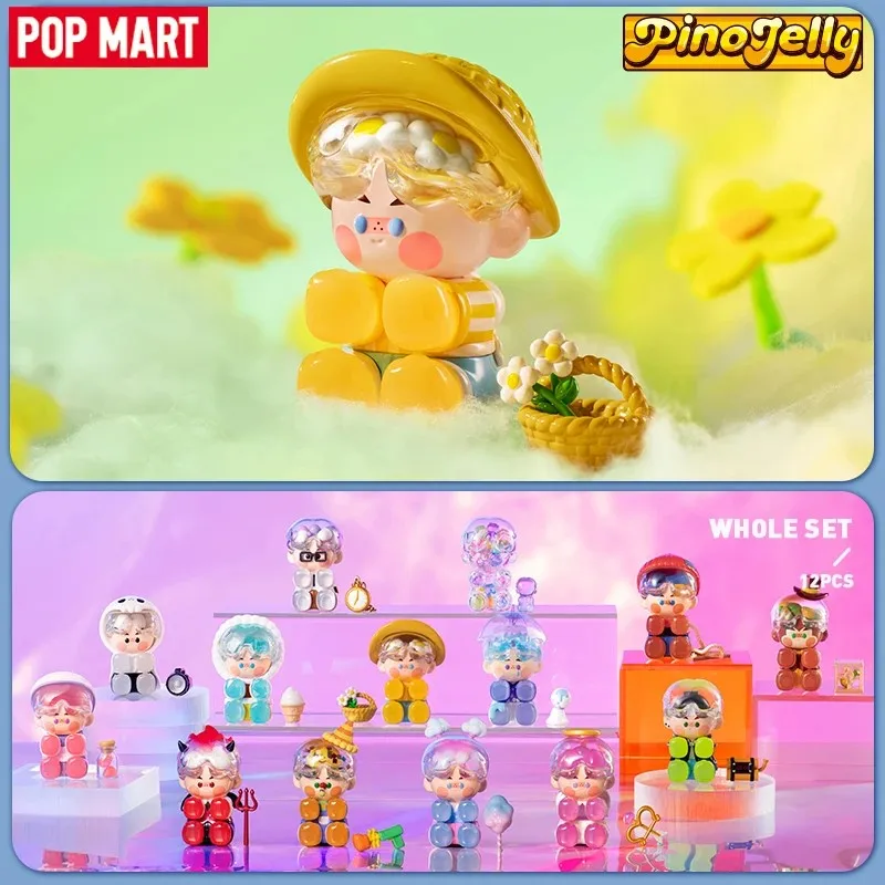 

POP MART Pino Jelly How Are You Feeling Today Series Blind Box Toys Guess Bag Mystery Box Mistery Caixa Action Figure Surpresa C