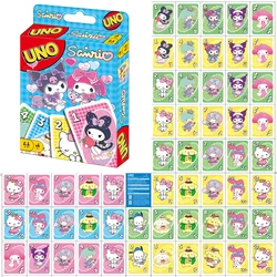 UNO Sanrio Matching Card Game SHOWEM uno No mercy Multiplayer Family Party Boardgame Funny Friends Entertainment Puzzle Poker