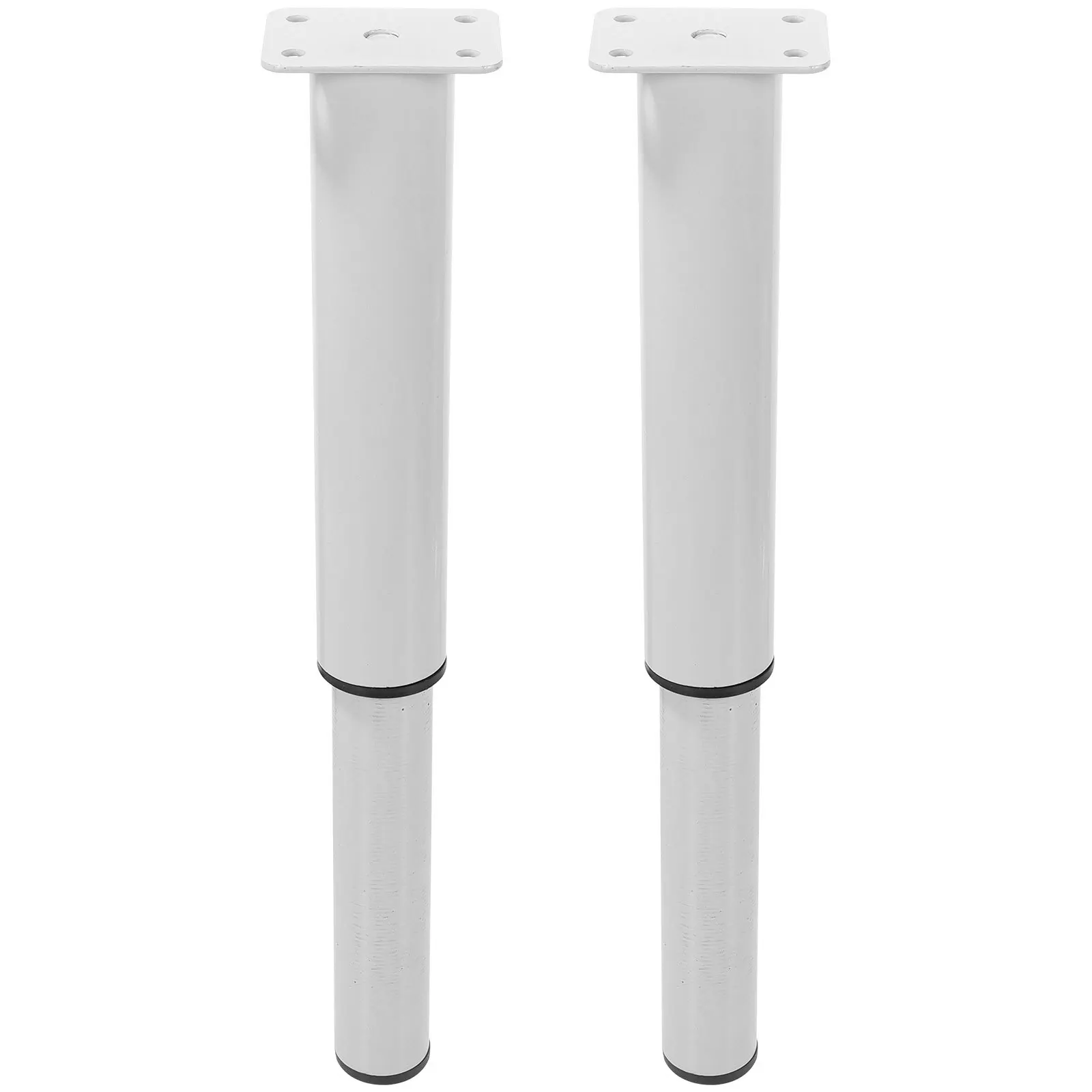 

2Pcs Adjustable Cabinet Legs Metal Furniture Support Feet with Anti-Slip Rubber Pads for Bed Table Desk Shelf Heavy Duty Floor