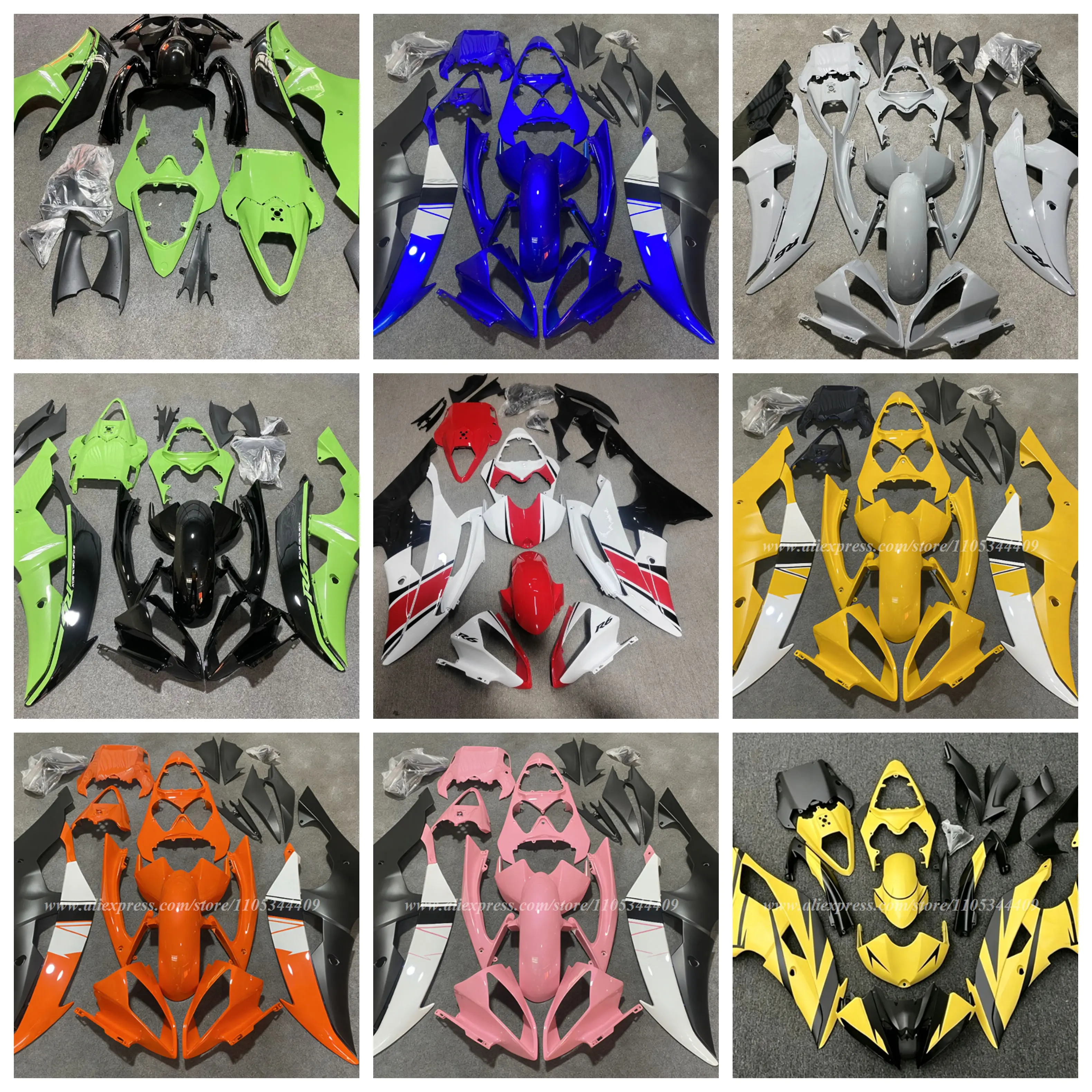 Suitable for Yamaha YZF-600 R6 2008 09 10 11 12 13 14 15 2016 Motorcycle modified fairing housing accessories can be customized