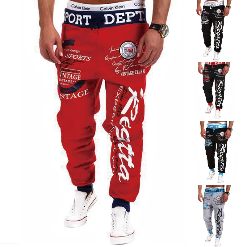 Männer Streetwear Jogginghose Y2K Graffiti Hip Hop Kordelzug Taille Entspannte Passform Jogger Hosen mit Taschen Lose Drop Crotch Hosen – Detail 2