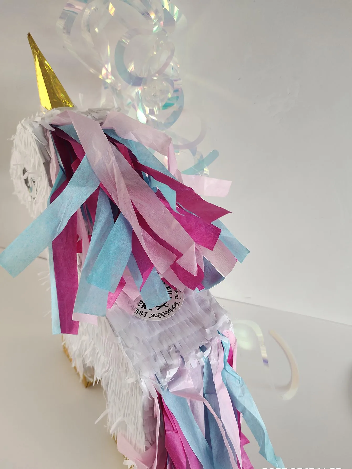 1 SET/Box Big Size Unicorn with a Blindfold and BatBirthday Party piñatas Candy Gift Unicorn Pinata Bundle  Handmade Pretty