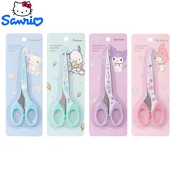 Série sanrio Cinnamoroll Pochacco Kuromi Minha melodia tesoura bonito dos desenhos animados masculino e feminino estudantes arte tesoura dever de casa escritório