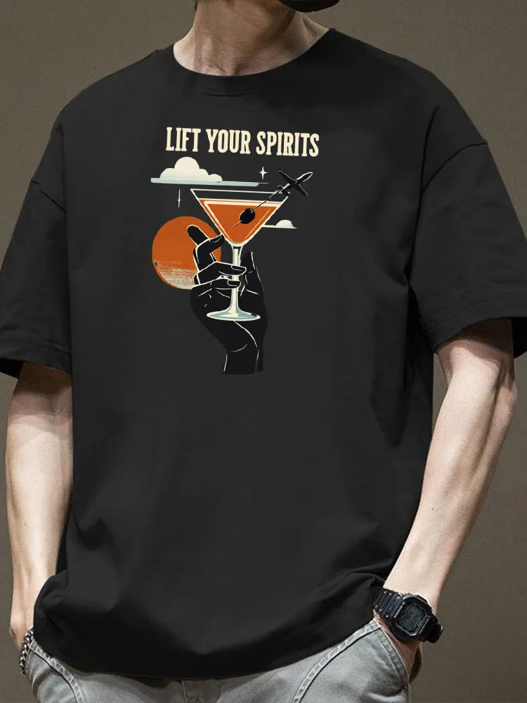 

Men's T-Shirts in 100% Pure Cotton 2025 New Summer Style Breathable Casual and Versatile Short-Sleeve Tops