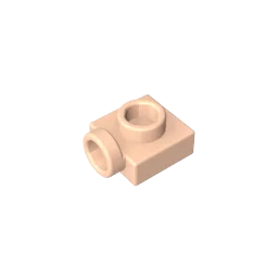 Gobricks GDS-90294 1x1 bord met een klein bord aan de zijkant DIY Educatieve bouwstenen voor kinderen Technisch