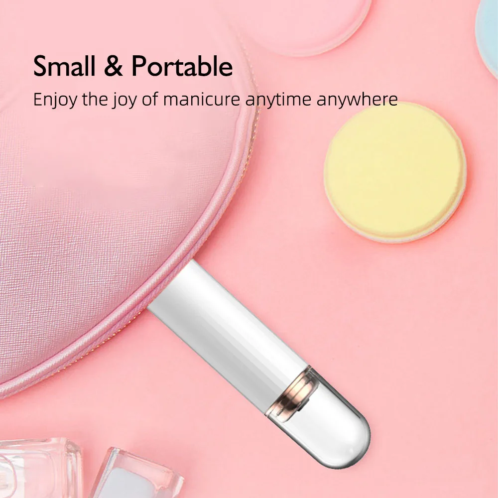 【شحن سريع USB + تعديل 3 سرعات】مجموعة مبرد أظافر كهربائي محمول: مانيكير/إزالة/تلميع الكل في جهاز واحد.