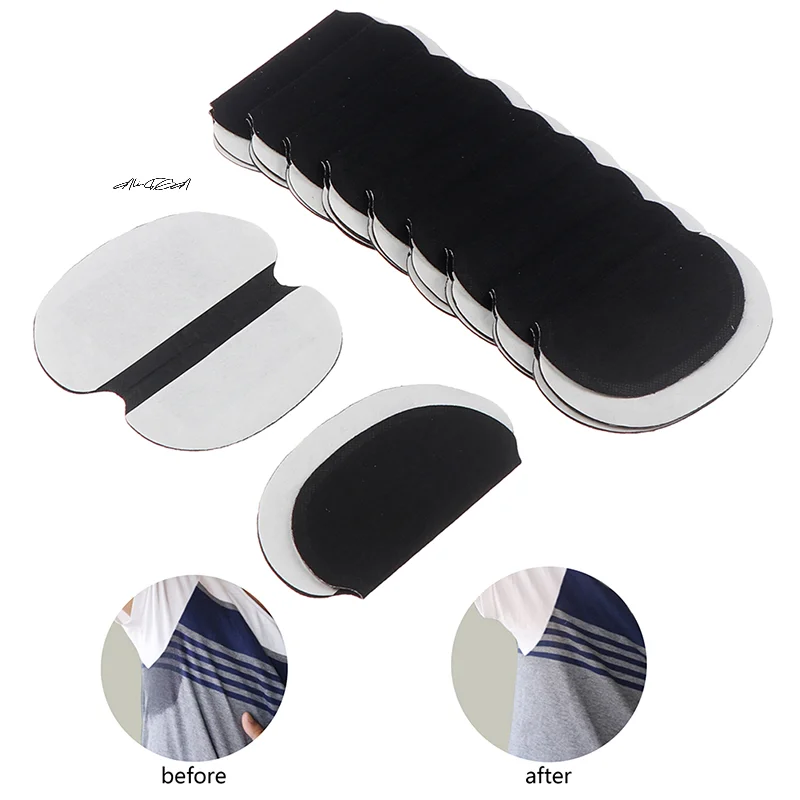 20 قطعة منصات مزيل العرق تحت الإبط الأسود المتاح مضاد للتعرق الإبط ماصة حماية قميص منصات العرق الألوان الجديدة المتاحة