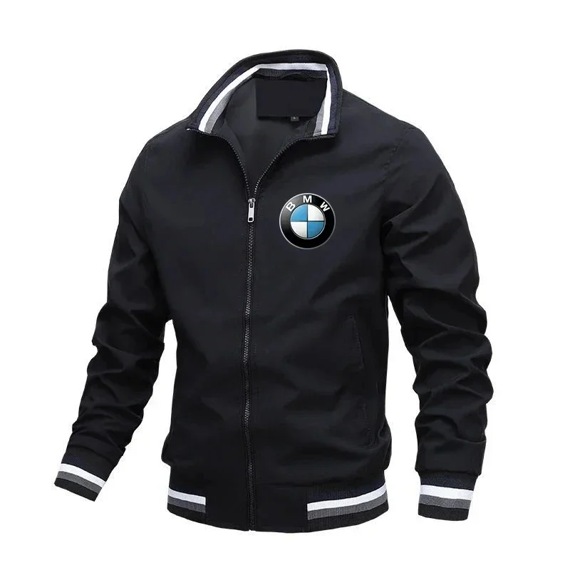 2024 BMW Men's Motorcycle Jacket Casual Jacket Sports Zipper Bicycle Jacket BMW Men's Clothing BMW Men's and Women's Cycling