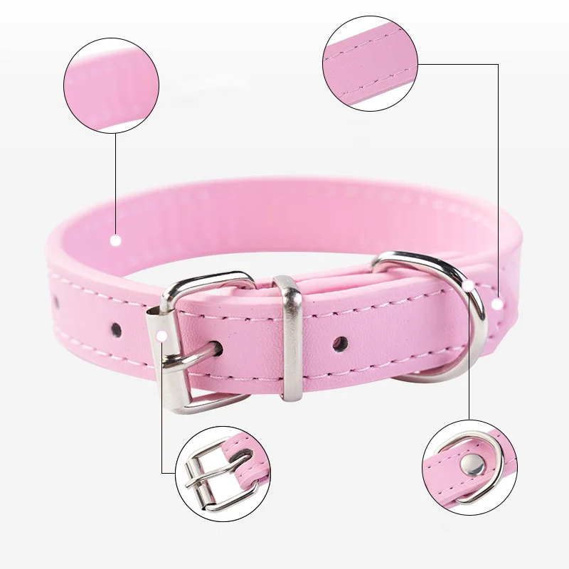 Collar de moda para perros con hebilla de aleación, cadena para perros y gatos, tamaño ajustable para perros pequeños y medianos, suministros para gatos._voghion.com