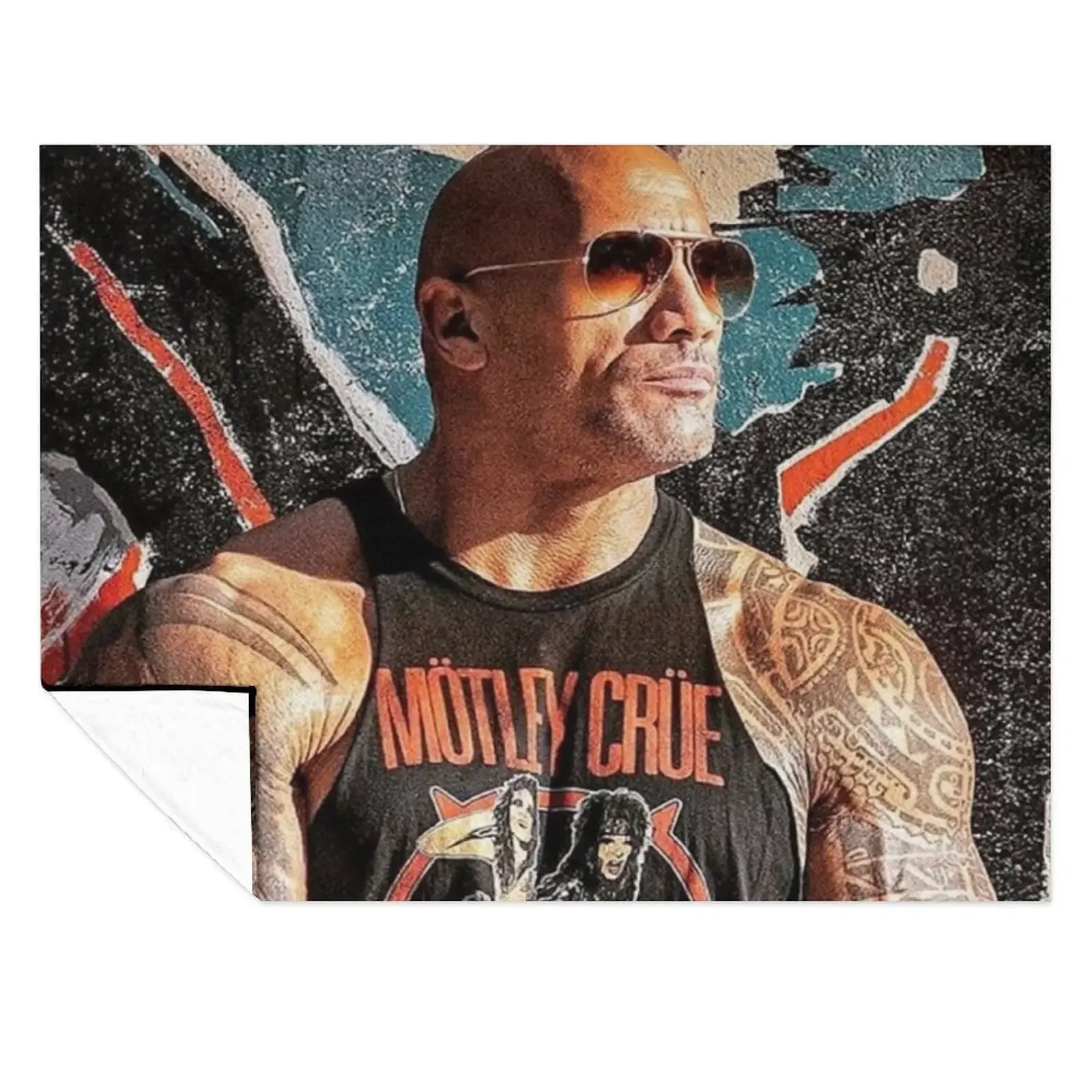 

dwayne johnson Throw Blanket Warm Moving Bed for babies Blankets