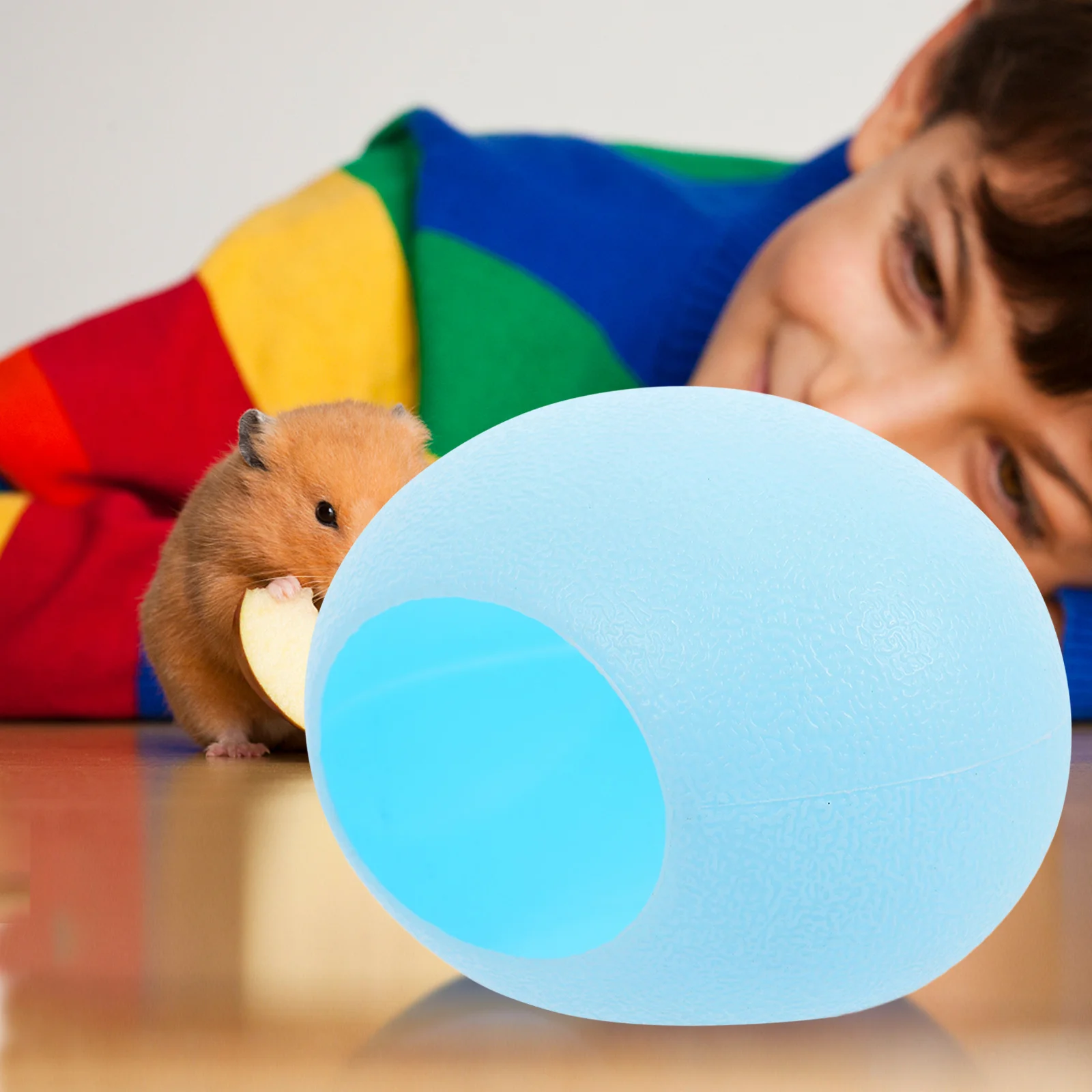 Nido de dibujos animados con forma de huevo para hámster, área de sueño acogedora, escondite para mascotas pequeñas, jaula de hábitat para hámster, accesorios, conejillo de indias