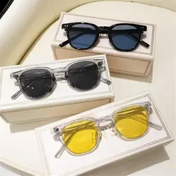 Vintage Square Sunglasses Women's Fashion Oversized Sunglasses Men Shades Black Sun Glasses UV400 Eyewear