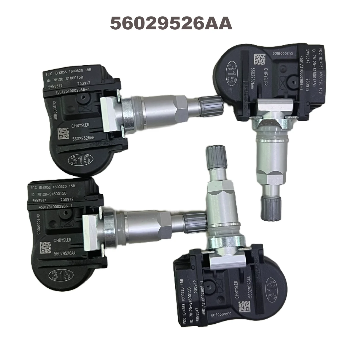 

56029526AA TPMS Sensor Tire Pressure Monitor System For Chrysler Pacifica 200 Dodge Avenger Caliber Jeep Compass Grand Cherokee