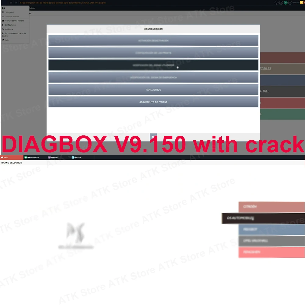 

Diagnostic tool Latest Diagbox versionDiagbox V9.150 with Crack Lexia3 PP2000 OBDS Scanner For Peogeot original installation