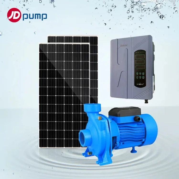 JDpump 3 Hp 280V 60 M³/h Dc Centrifuge Solar Surface Pump Solar Water Pump for Agriculture