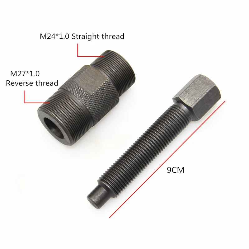 24mm 27mm Motorcycle Magneto Flywheel Puller Rotor Removal Tool for GY6 50cc 125cc 150cc Scooter ATV Dirt Bike Repair Tools