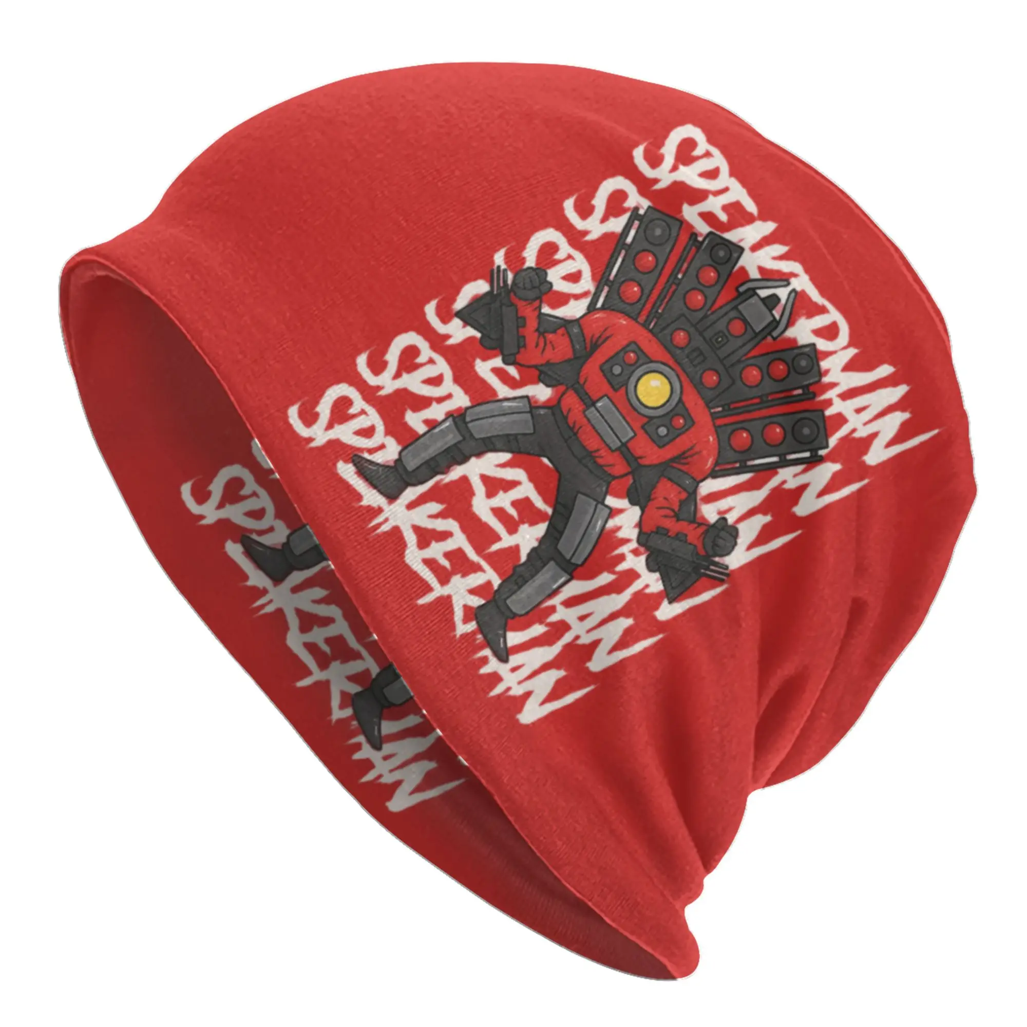 Titan Speakerman Skibidi Toilet  Skullies Beanies Caps Unisex Winter Warm Knitting Hat Hip Hop Adult Bonnet Hats Outdoor Ski Cap