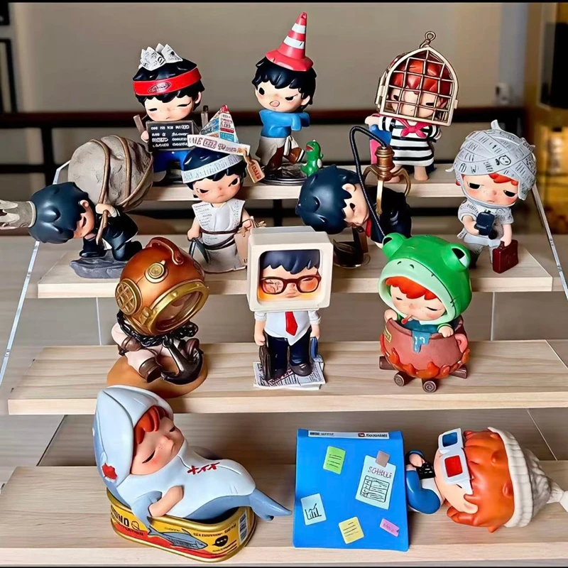 

New Genuine POP MART Hirono Blind Box Tamed Wildgrass Series Action Figure Kawaii Doll Hirono Mystery Box Original Toys