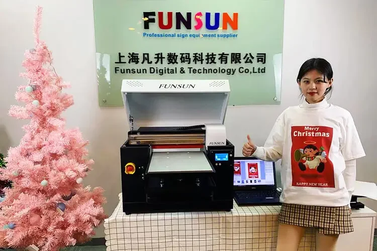 FUNSUN A3 printer 1440dpi Fabric Garment Textile Printer Machine tshirt dtg printer t-shirt printing machine