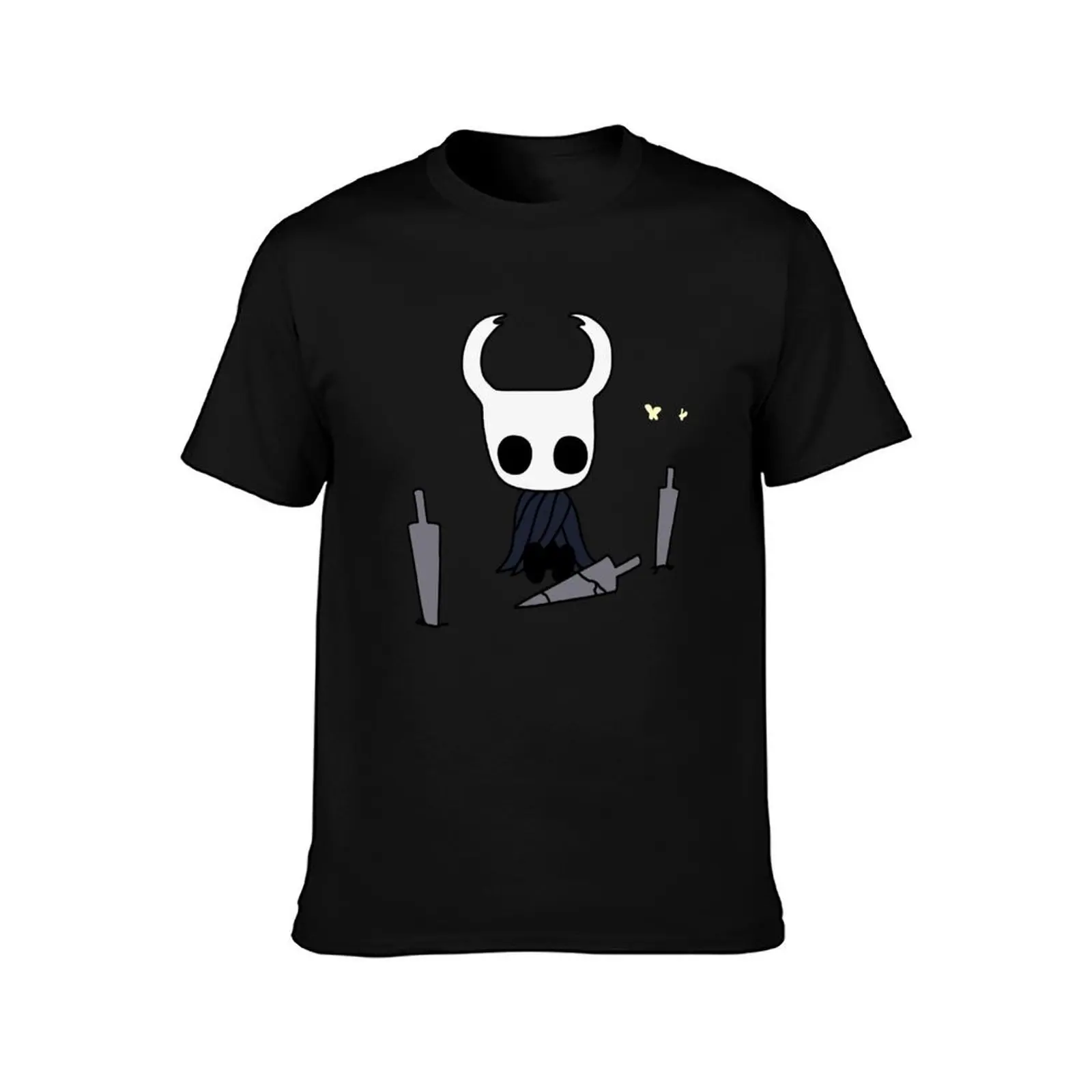 Hollow Knight resting T-Shirt man t shirt cotton high quality T-Shirt