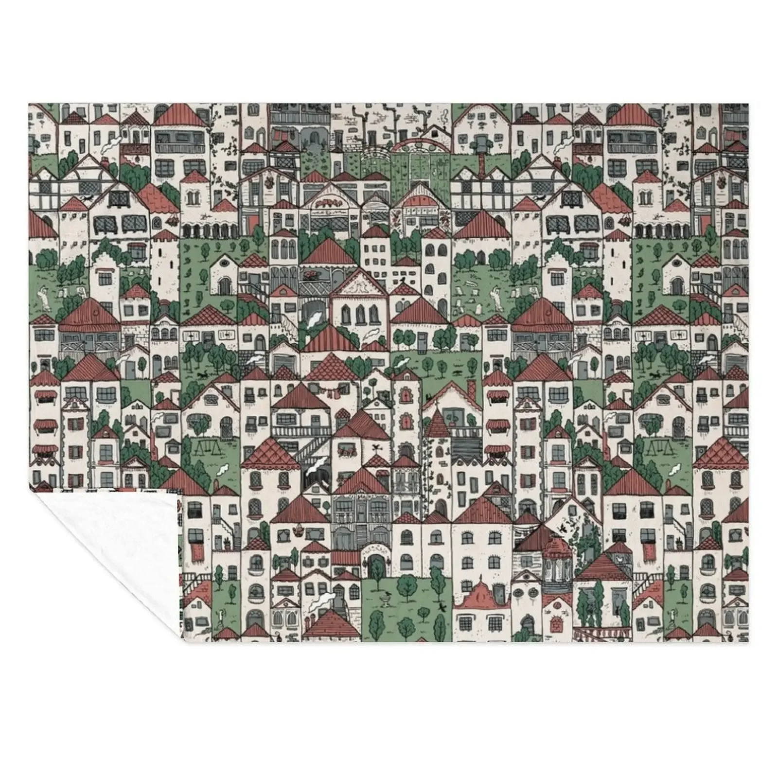 

The Town Throw Blanket Vintage Comforter Luxury Designer christmas gifts Blankets