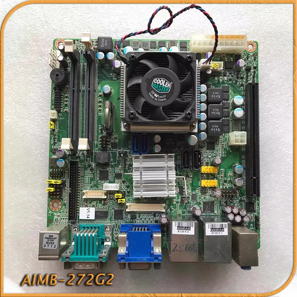 For Advantech  AIMB-272 AIMB-272G2 REV A1 Dual Network Port Industrial Motherboard