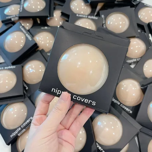 Imagen 2 del producto Cubierta de silicona para pezones para mujer, lencería reutilizable para pechos, pegatina para sujetador, almohadillas adhesivas para levantar pétalos invisibles, pastas para el pecho, 2-10 Uds.