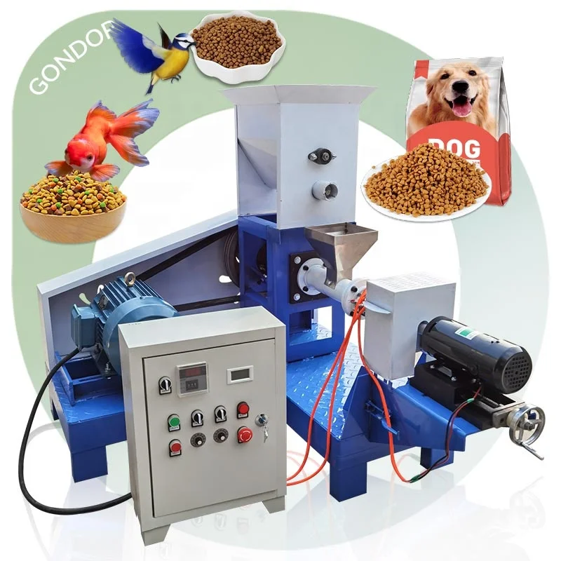 

Mix Fish Dryer Dog Food Extruder Pet Animal Float 2 per Hour Price Pallet 1 Ton Fish Feed Machine