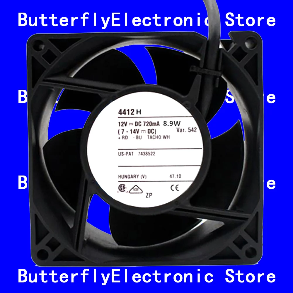 

NEW ORIGINAL 4412H 4412 H 12VDC 8.9W 12038 COOLING FAN 119 x 119 x 38 mm