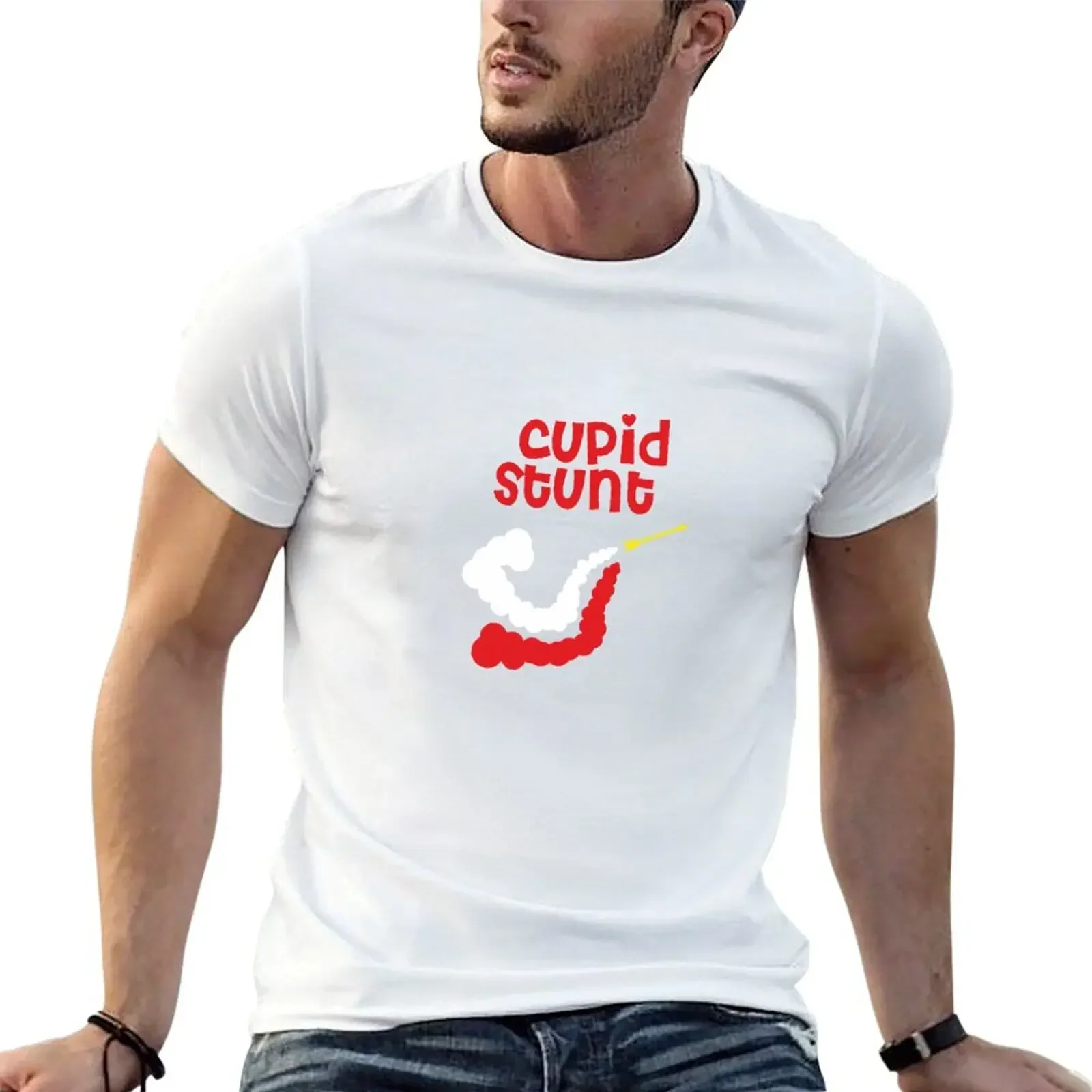 Cupid Stunt T-Shirt anime clothes man t shirt custom shirt mens clothes