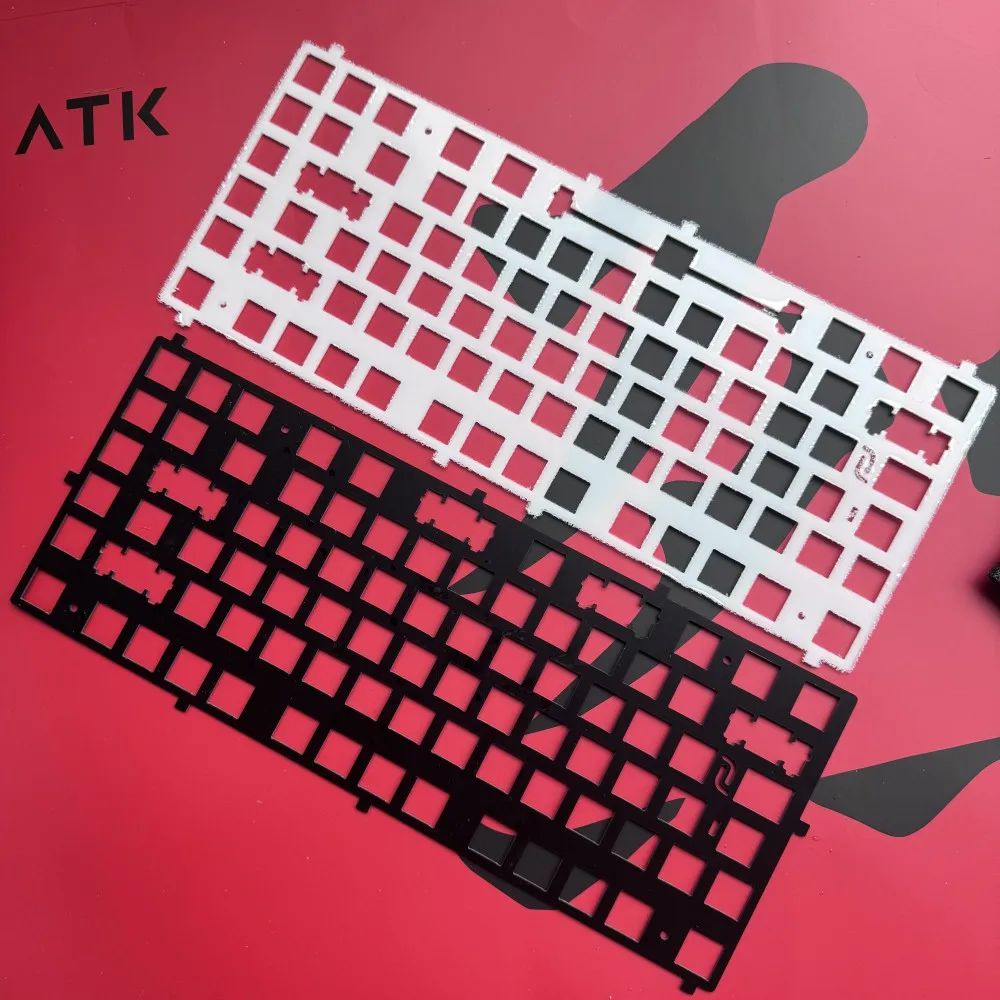 

WEIKAV STARS 75, пластина для клавиатуры на заказ, PP/PC/FR4/углеродное волокно, позиционирующая пластина из алюминиевого сплава, клавиатура, печатная плата, аксессуары для геймеров