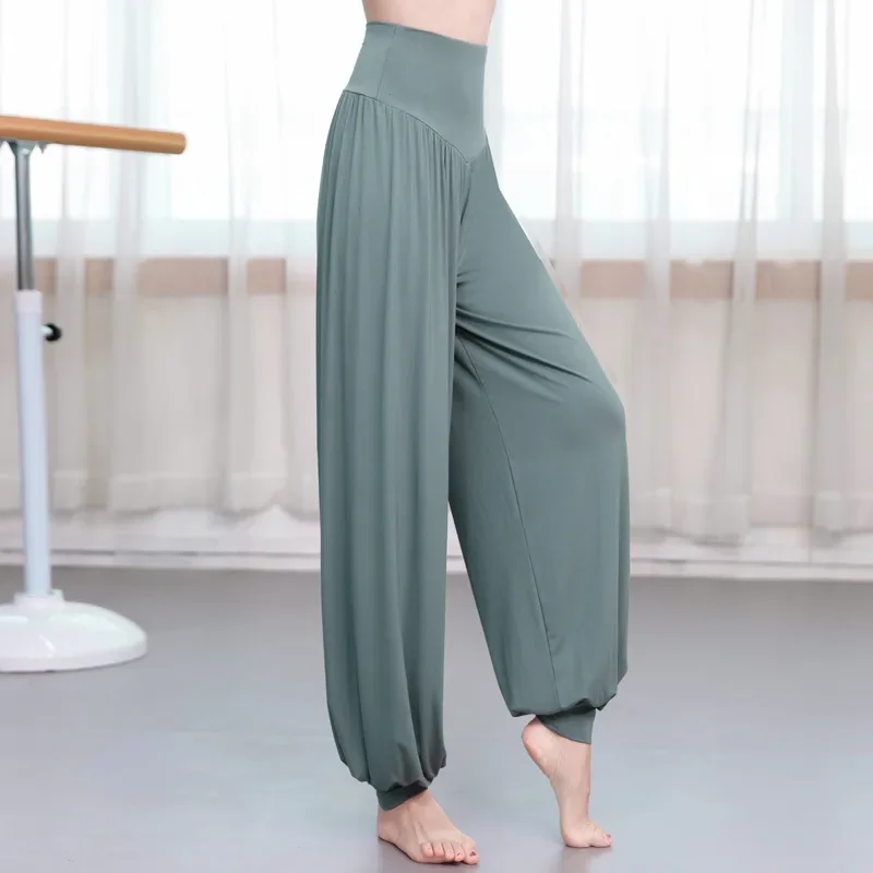 

Comfort Modal Dance Costume Practice Outfit Women's Lantern Pants Latin Dance Modern Dance Costume Wide Leg Pants
