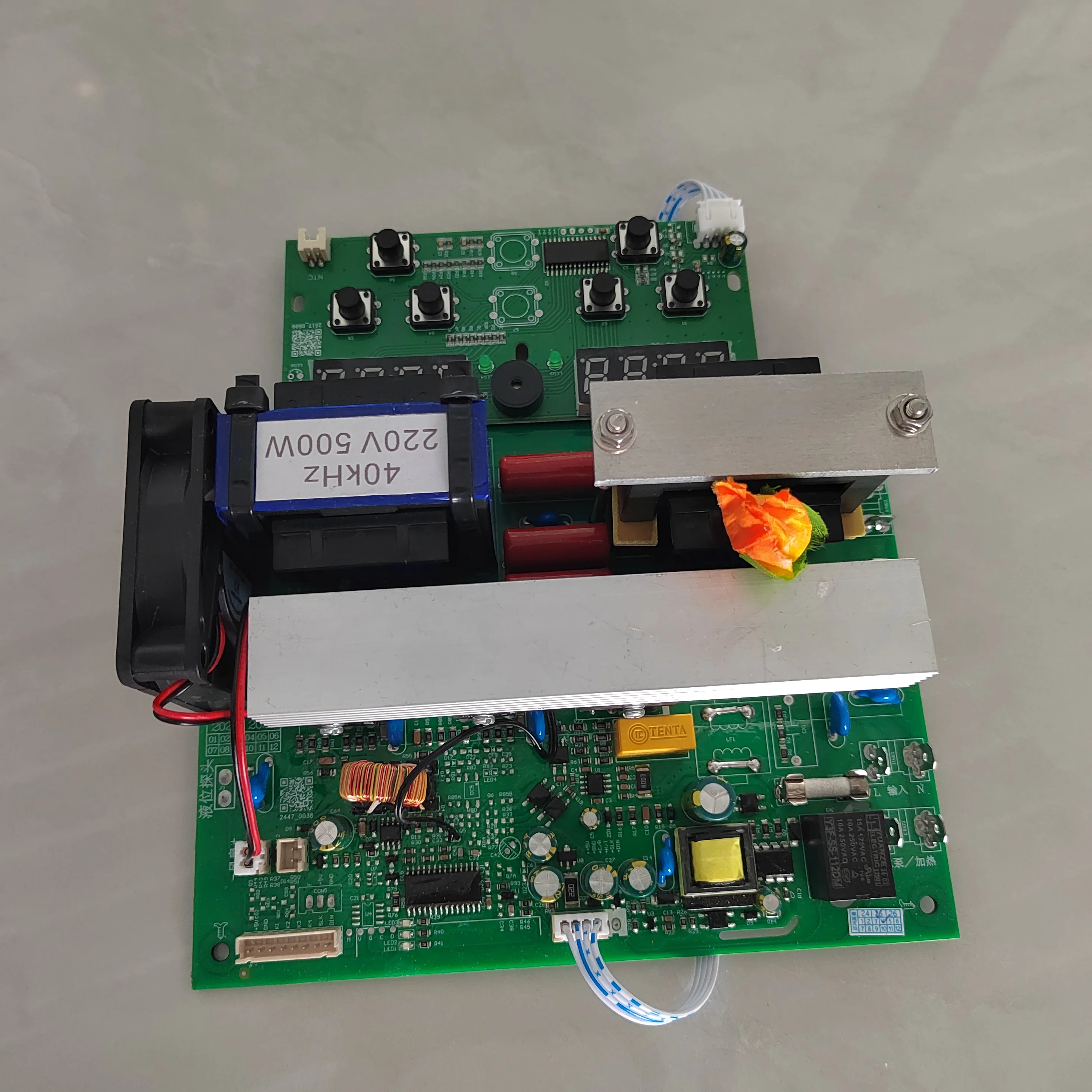 40 كيلو هرتز 800 واط دائرة المولد بالموجات فوق الصوتية ثنائي الفينيل متعدد الكلور مع تعديل درجة الحرارة والوقت