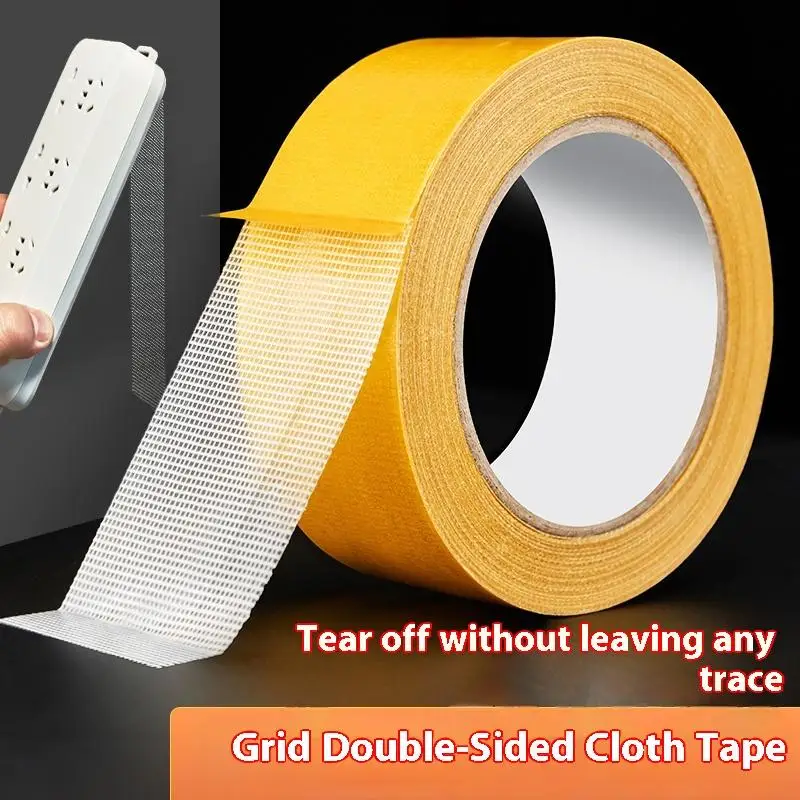 3/2/1pcs Super Adhesive Double Sided Cloth Traceless Carpet Base Tape With Strong Fixation High Viscosity For Waterproof Translu