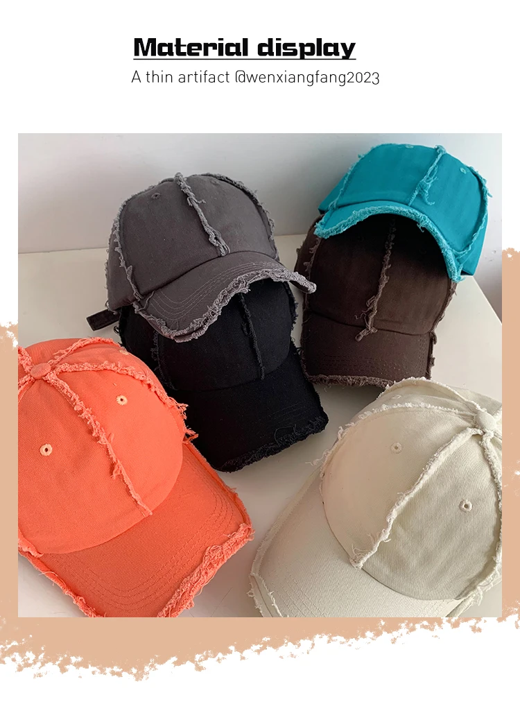 2023 Y2k Old Baseball Cap Women Men Spring Summer Sun Hat Japanese