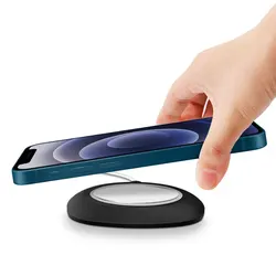 For Magsafe Sticker Cover Silicone Base Holder Charger Soft Rubber Wireless Charger Cover Bracket For Iphone Magsafe Kit Covers