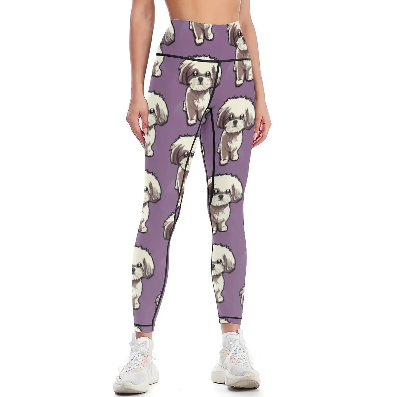 

Alice (Shih Tzu) Leggings Women's sportswear harem pants leggins push up woman push up tights for Womens Leggings