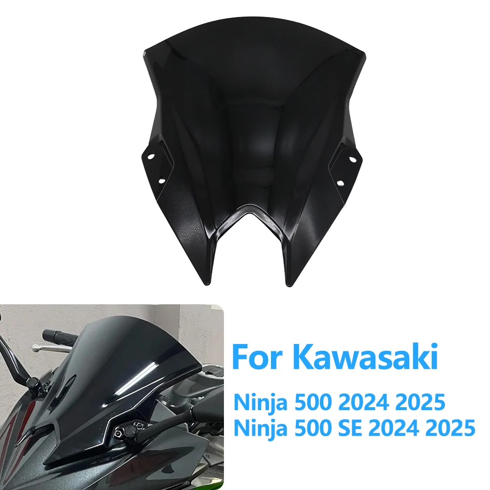 For Kawasaki Ninja 500 SE Ninja500 2024-2025 Motorcycle Windshield WindScreen Accessories Fairing Kit Deflector