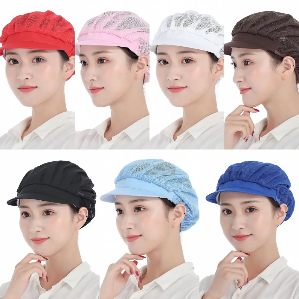 Chic Cloth Work Hat Work Wear Smoke-proof Dust Hotel Cook Cap Breathable Smoke-proof Dust Cap Hotel Restaurants