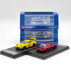 マスター-モデルのおもちゃの車,モデル1:64 RX-7/rx7 fd3s amemya clamshell,車のコレクション,ギフト