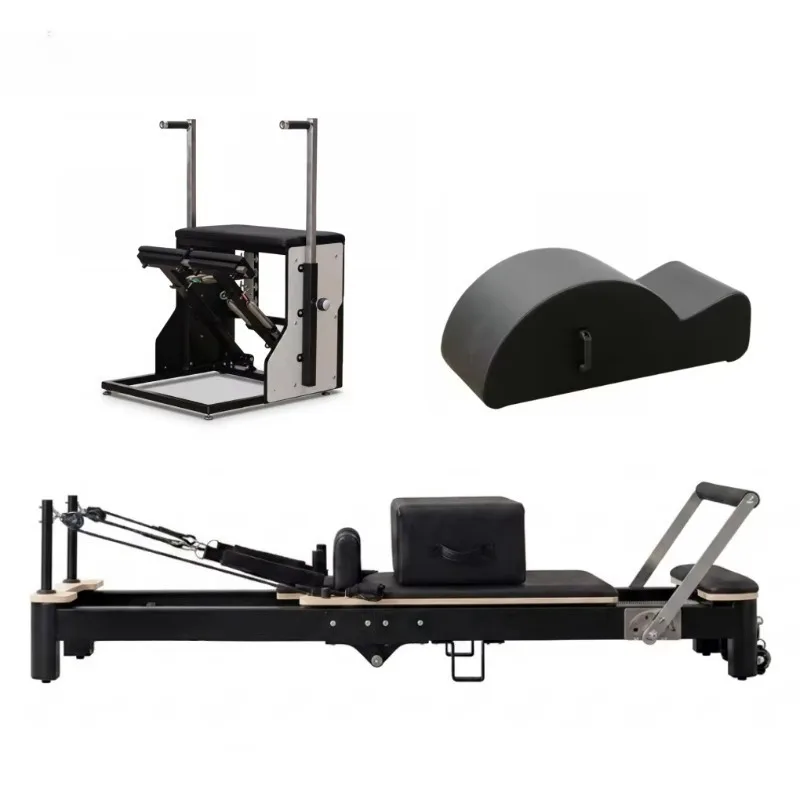 Multi-functional Folding Foldable Aluminum Alloy Pilates Reformer Core Training Bed with Accessories Box for Sale