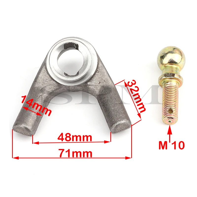 M10 rocker arm ball joint M14 * M10 tie rod ball joint kit for 110cc 125cc 150cc China Bull ATV Quad Bike Accessories