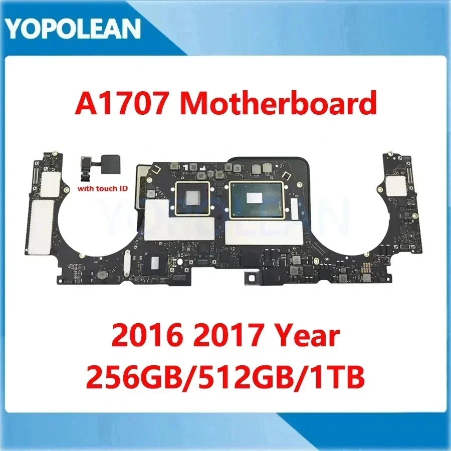 オリジナルノートパソコン A1707 マザーボードタッチ ID 付き MacBook