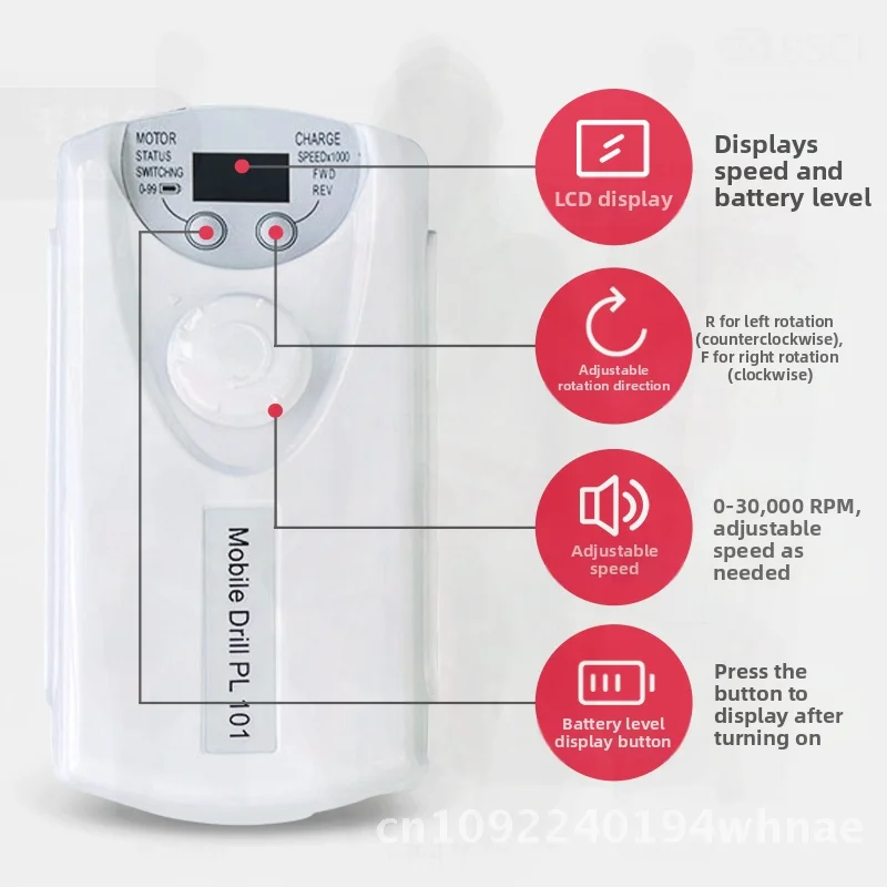 مطحنة احترافية لصالونات الأظافر قابلة لإعادة الشحن لتلميع الأظافر وإزالة الجلد الميت أداة تجليخ الأظافر المنزلية الصغيرة باللون الأبيض